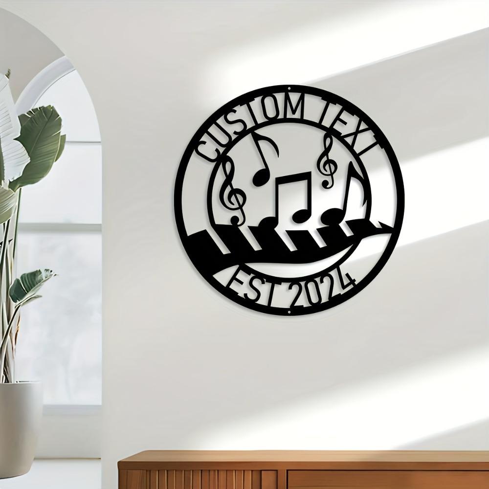 Metal Sign Family Name Custom Wall Decor Year Gift