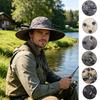 Portable Cooling Sun Hat, Outdoor Activities Cap with Built-in Fan Solar Power System, UPF 50+ Breathable Wide Brim Hat for Hiking Camping Fishing