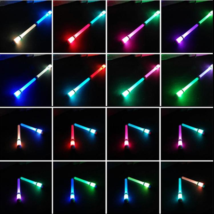 Foldable Luminous Spinning Pen - Bright Fun Quan Ji, Drop-Resistant Light A1 Magnet Pen.