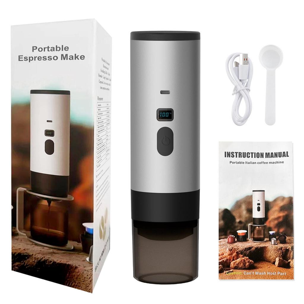 Portable Electric Espresso & Americano Coffee Maker with Heating Pump
