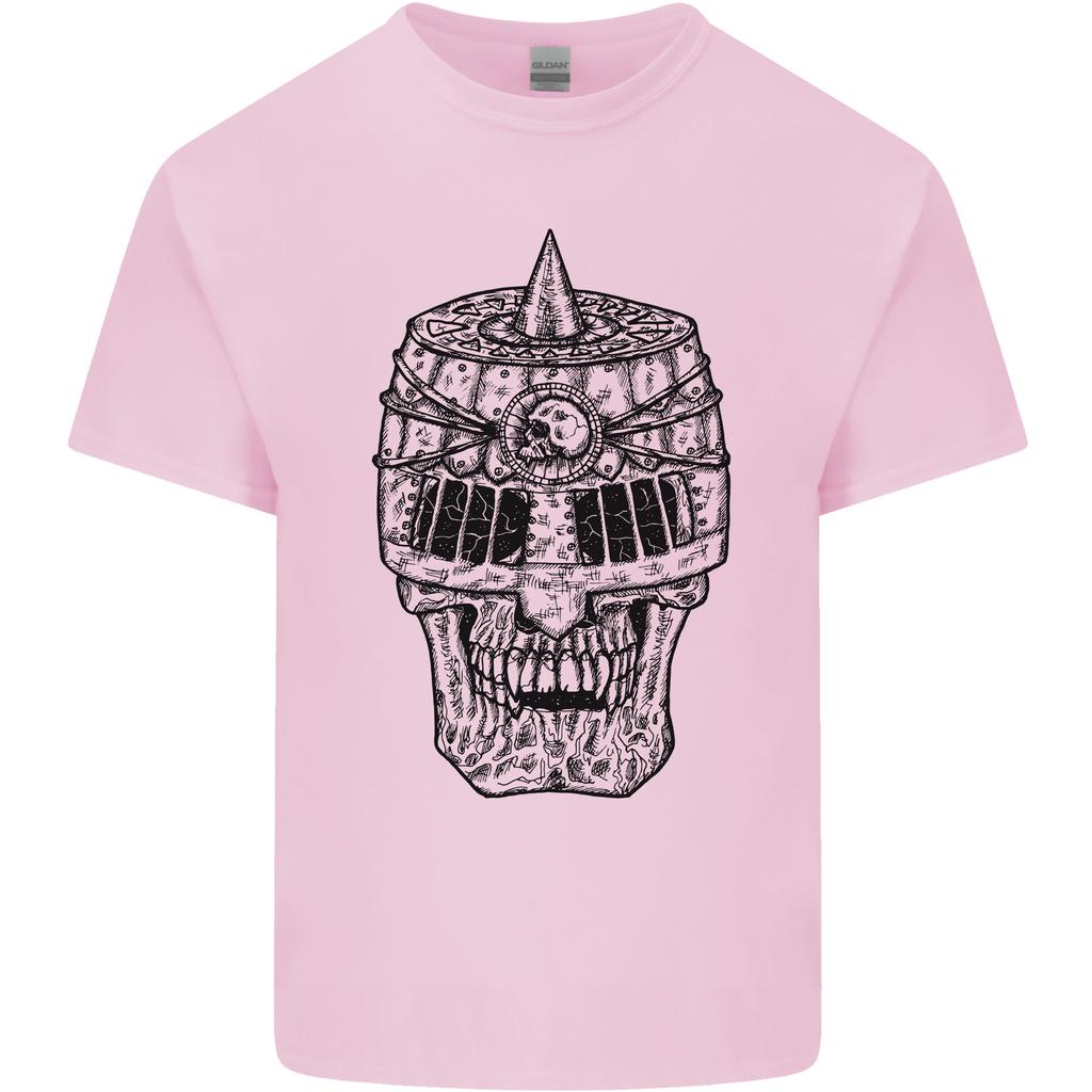Medieval Skull Helmet Unisexs Light Cotton TShirt
