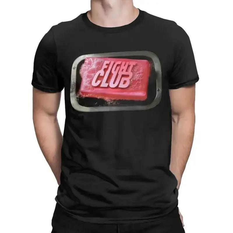 Novelty Fight Club Soap T Shirt Unisex Round Collar Pure Cotton Short Sle