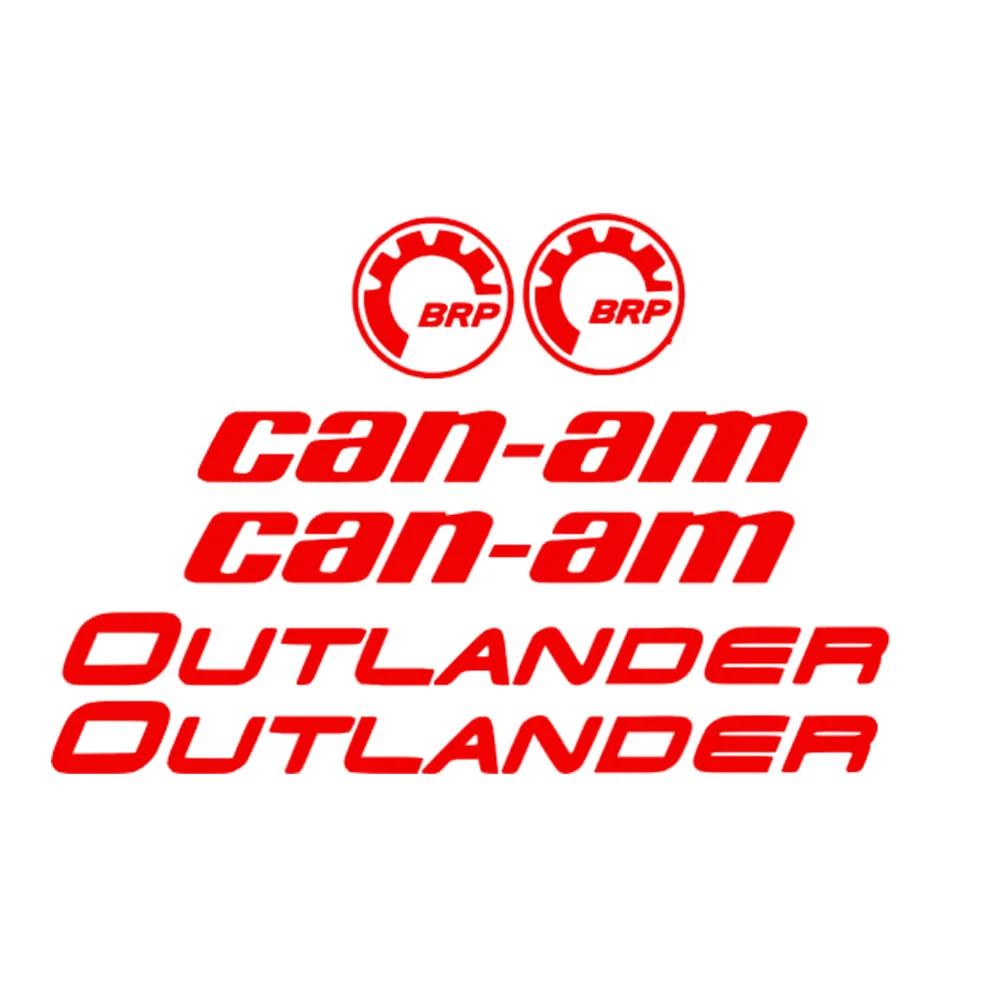 

30 см * 22 см Классические для CAN-AM TEAM Outlander Maverick ЛОГОТИП BRP НАКЛЕЙКА ЭМБЛЕМА Солнцезащитный крем Водонепроницаемые автомобильные наклейки Авто на заказ красный