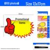 Large Viral Price Tag Sticker for Supermarket Fruit Advertising
