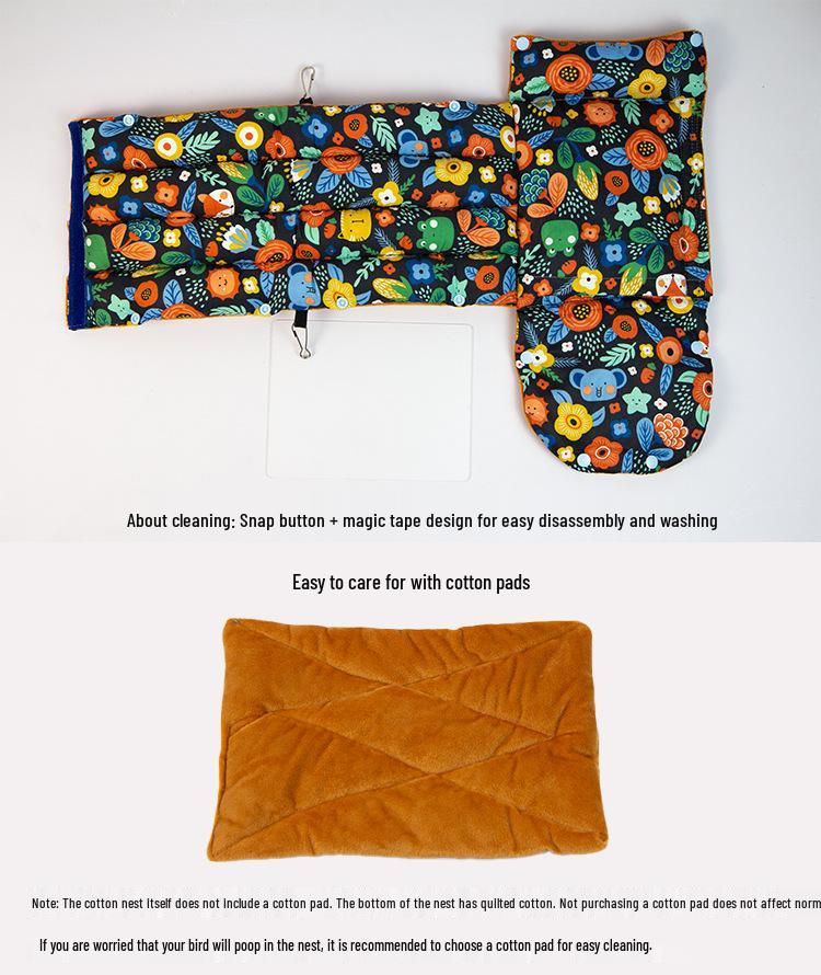 Isolerat Vinterfågelhus Bo för Papegojor & Undulater