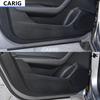 For PEUGEOT 508 19-22 Door Anti-kick Sticker Modified Carbon Fiber Pattern Interior Car Film Accessories Modification