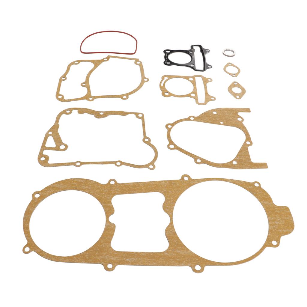 10 Pieces Motorcycle Engine Gasket Set for GY6 150 GY6 125 Cylinder 157QMJ 1P57QMJ Scooter Moped