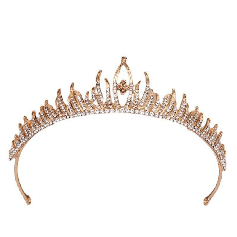 

Детская повязка на голову с короной в стиле барокко, головной убор, корона принцессы, свадебные аксессуары для невесты