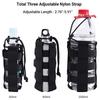 Tactical Water Bottle Pouch with Adjustable Drawstring Waterproof Wear Resistant Water Bottle Holder Carrier Bag