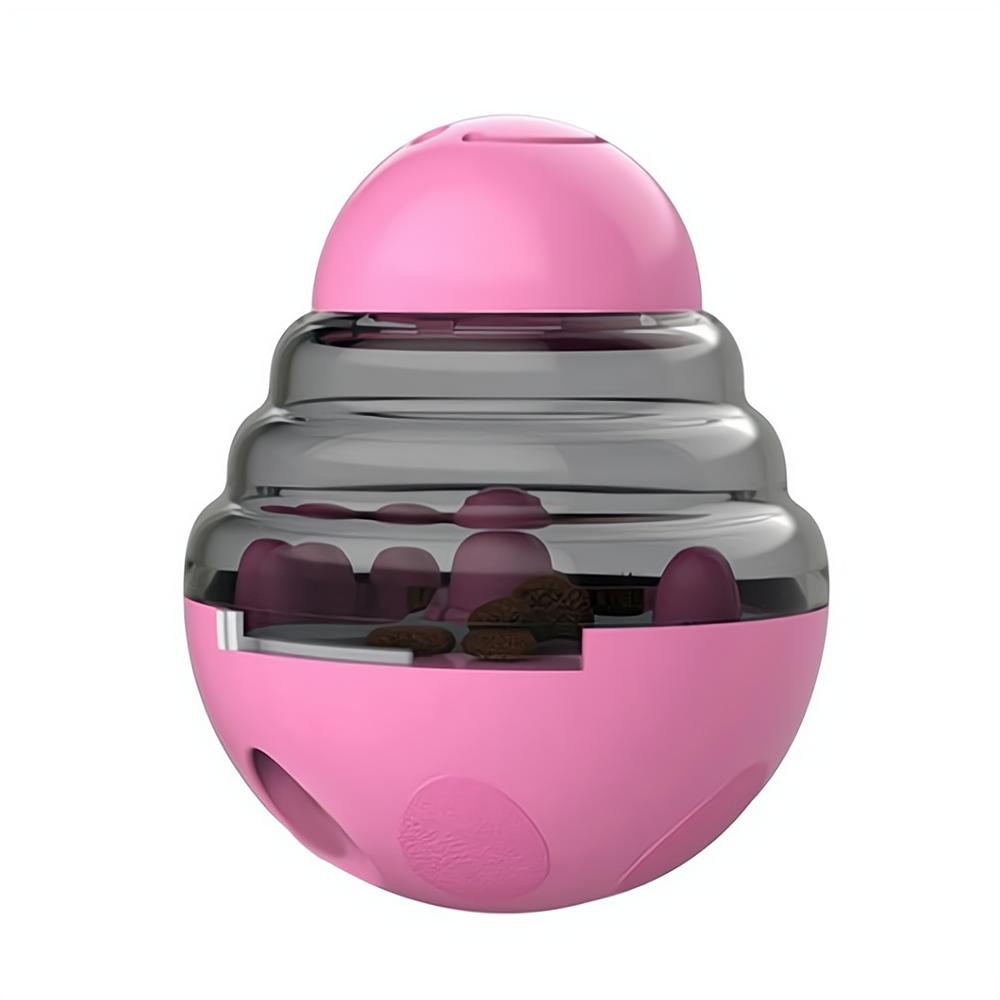 

Игрушки для кормления собак Стакан для медленной еды Кормушка для домашних животных Интерактивная дрессировка собак для маленьких и средних собак и кошек розовый