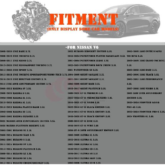

93501 Iridium Spark Plugs LKAR7BIX11S 6 Pack Compatible with Nissan 370Z Maxima Murano Pathfinder Quest GT-R Altima 2001-2024 & Infiniti G37 QX60 Q60