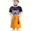 Adult Demon Hunters Costumes for Women Halloween Cosplay Outfit Anime Characters Dress-up Accessory for Movies Fans