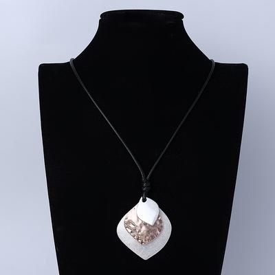 Sweater Chain Women'S Long Geometric Metal Personality Pendant Long High-End Necklace