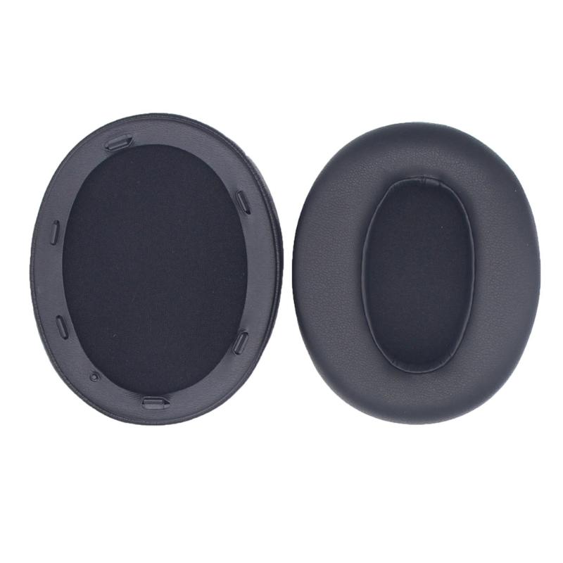 1 Pair Earphone Cover Ear Pads Headphone Cushion Protein Leather Earmuff for WH-XB910N XB910N Headset Replacemnt Part