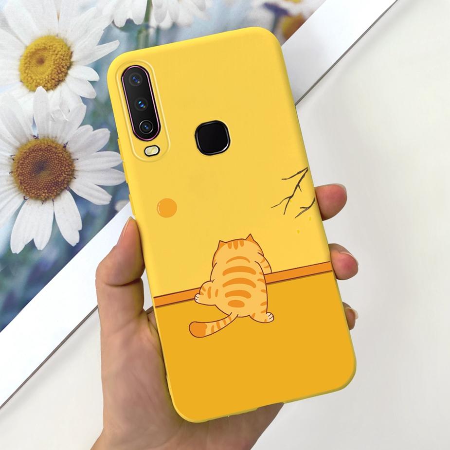 For Vivo Y12 Case Vivo Y15 Y17 1902 1904 Cute Fashion Cartoon Cover Soft Silicone Phone Case For Vivo Y15 Y 12 17 VivoY12 Fundas