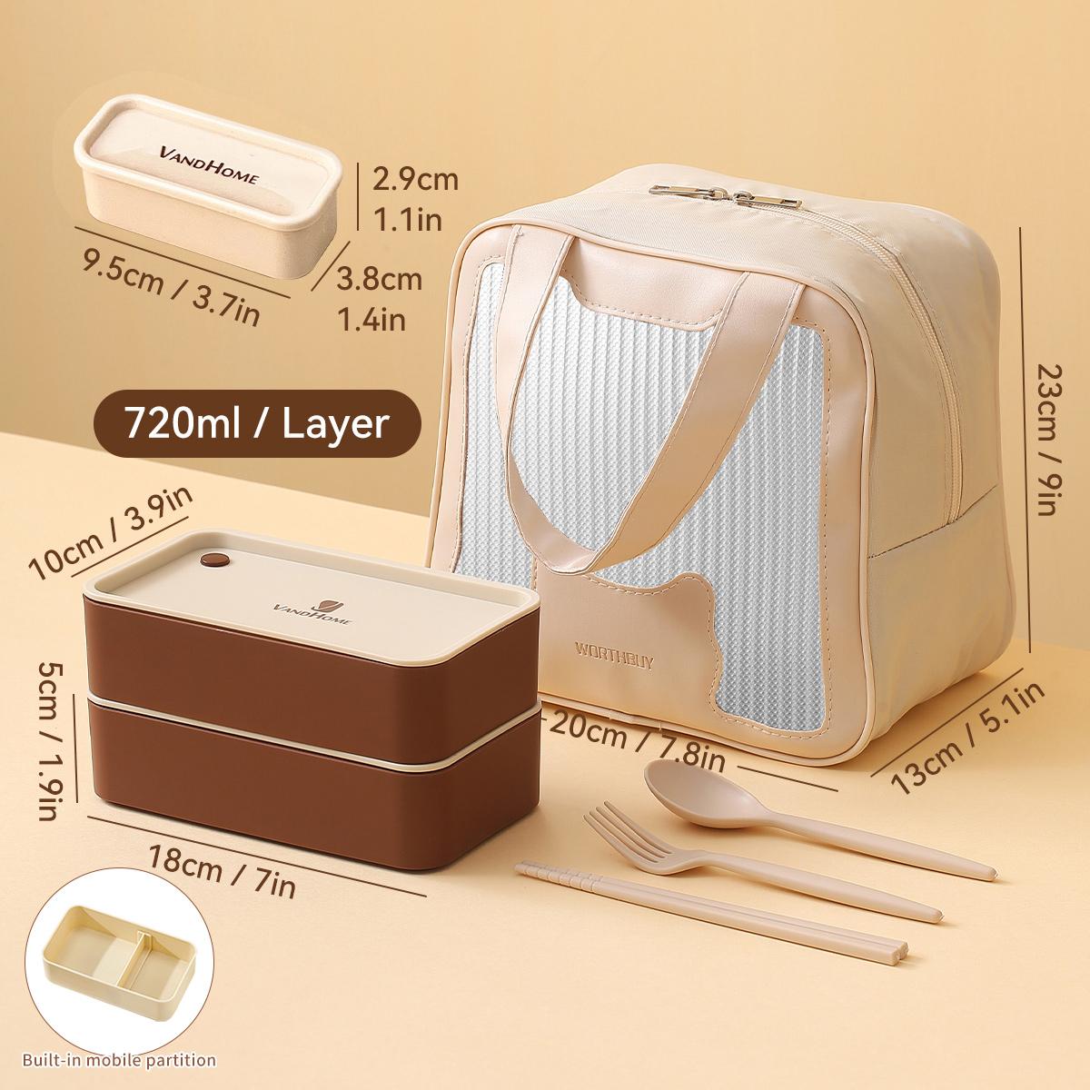 

WORTHBUY Портативный пластиковый ланч-бокс бэнто с отделениями и крышкой, разогреваемый в микроволновой печи, штабелируемый, герметичный контейнер для ланча для студентов и детей