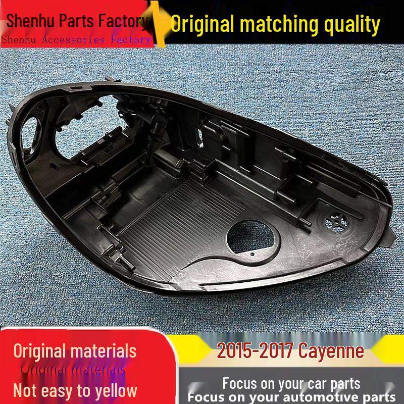 15-17 Cayenne Twin-Turbo Black Plastic Rear Headlight Housing Driver Front - Rear Shell Cayenne Twin-Turbo +1