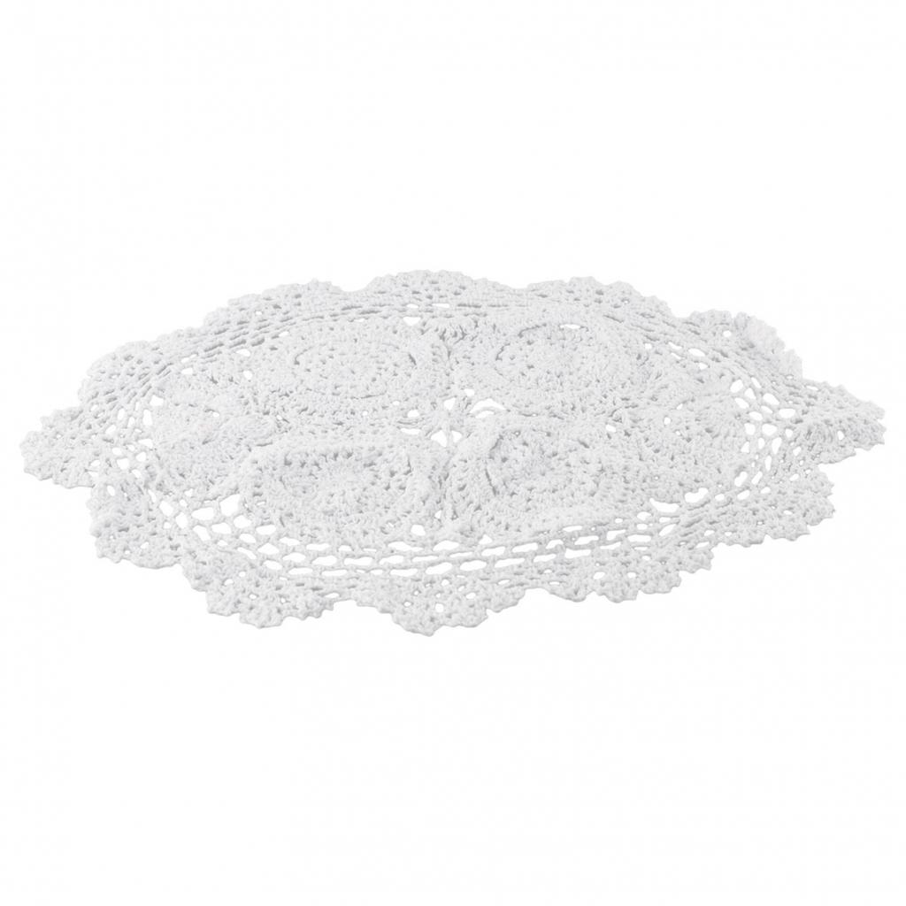 Placemat Home Decoration Oval Vintage Hand Crochet Cotton Lace Doilies