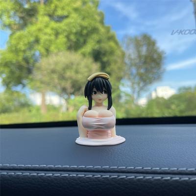 Interior Car Dashboard Decorations Widget Sexy Anime Chest Shaking Ornament for Girls Boys Home Decor Gifts Ornaments