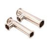 Tri Clamp 1.5”/2" Offset Tee 1/2 Tri Clamp RIMS Tube 304 Stainless Steel Sanitary Brewer Fitting