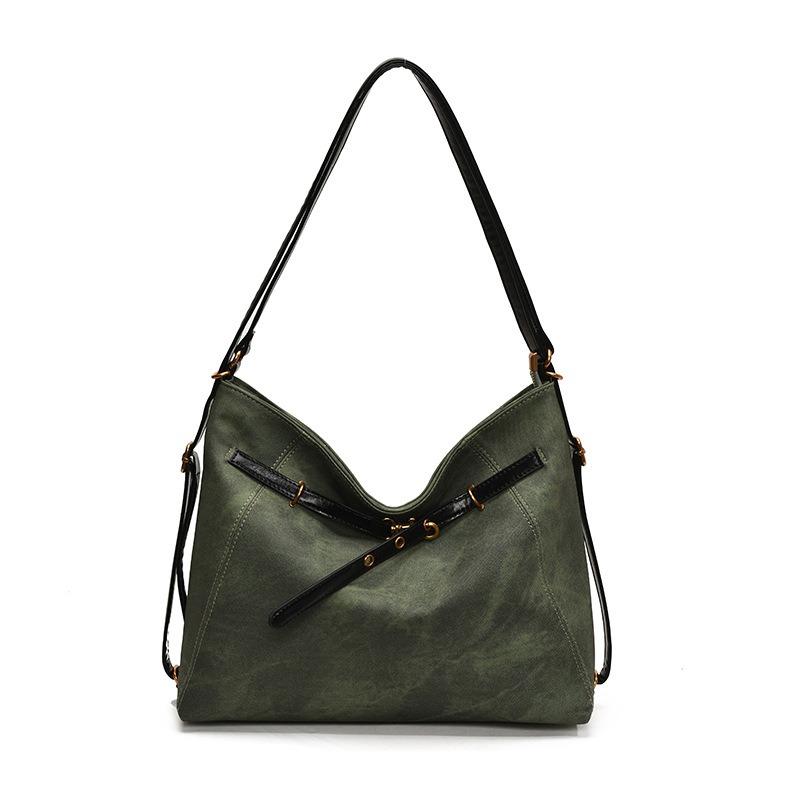 Autumn and Winter Retro Large-capacity Bag Women's New High-end Single Shoulder Crossbody Tote Bag Backpack