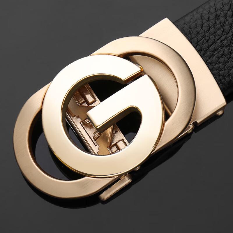 Ceinture Automatique en Cuir Véritable pour Homme COW