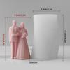 Silicone Mold Romantics Couple Aromatherapy Candle Molds Epoxy Resin Mould for Y Crafts Home Decorations