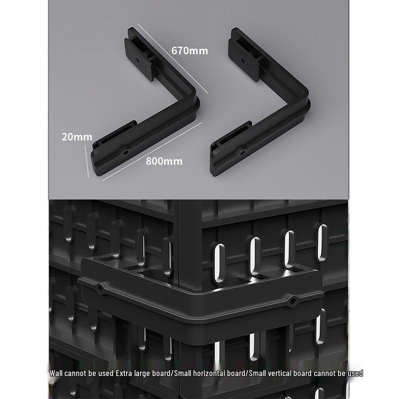 Desktop DIY Pegboard: Large Accessory Holder for Office or Home Desk, Clamp-Standing Storage, Hanging Rack, Countertop Decoration Display.