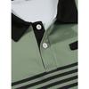 Summer Men's New Chest Fake Pocket Digital Printed Lapel Button Up Short Sleeve Top