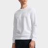 Fila Classic Versatile Minimalist Soft Comfortable Long Sleeve Knitted Printed Pullover Sweatshirt Men Sweatshirt White F11M533201FWT