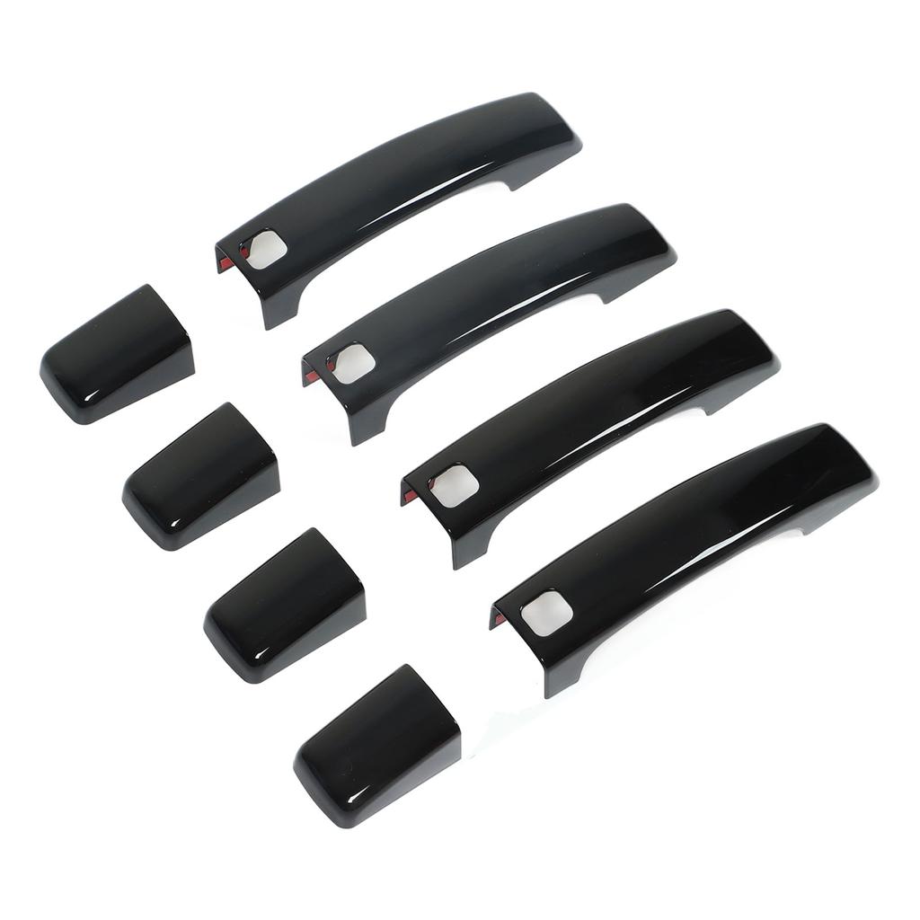 Car Door Handle Cover Trim Bright Black Replacement for Land Rover Discovery 4 LR4 2010‑2016