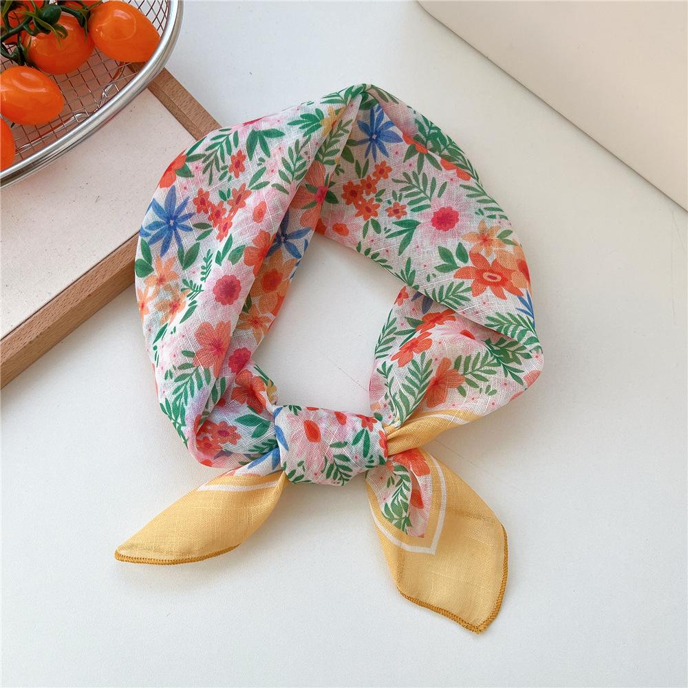 55cm Hair Scarf Cotton Square Scarf Hairband Headband Hairscarf Headscarf Turban Shawl Wrap Bandanas