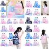 Stylish And Durable Nylon Backpack Set 3 Piece School Bag Lunch Bag And Pencil Case Unisex Design