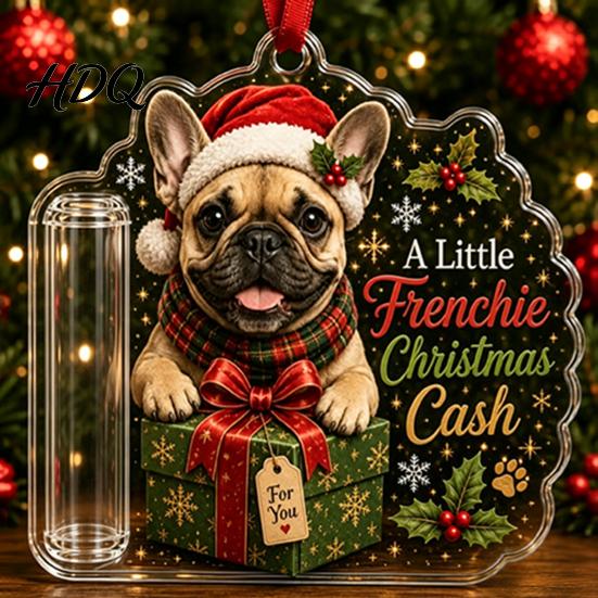 Holiday Gift Money Holder Christmas Ornament Cash Tree Hanging Decoration Creative Ideas Storage Merry Pendant for Party Decor Decorative Keepsake