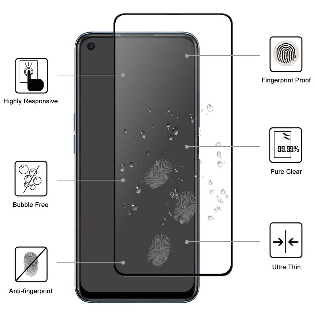AGC Glass Screen Protector for OnePlus 13R 5G/Ace 5 Pro 5G/Ace 5 5G Full Glue Black Edge Screen Film