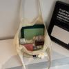 Hollow woven tote bag women's casual shoulder bag