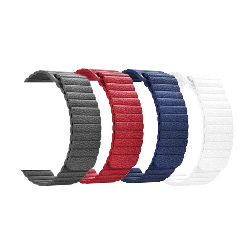 Buy Adjustable Leather Loop Band For Apple Watch Band Strap