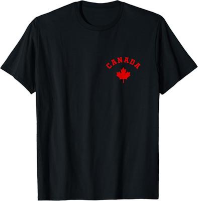 Canada Canadian Flag Maple Leaf Logo Hiking Skiing Camping T-Shirt Unisex T-Shirt