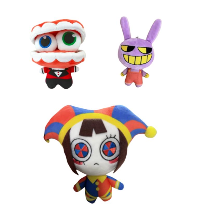 Neue Hots 10cm Pamuni Der Erstaunliche Digitale Zirkus Plüsch Schlüsselanhänger Serie Niedliche Weiche Baumwollpuppe Schreibtisch Dekoration Sammlung Geschenke
