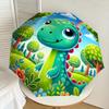 1pc Cute Dinosaur Forest Scene Umbrella with Plastic Handle,Suitable for All Seasons Home Travel Outdoor UmbrellaDD1664