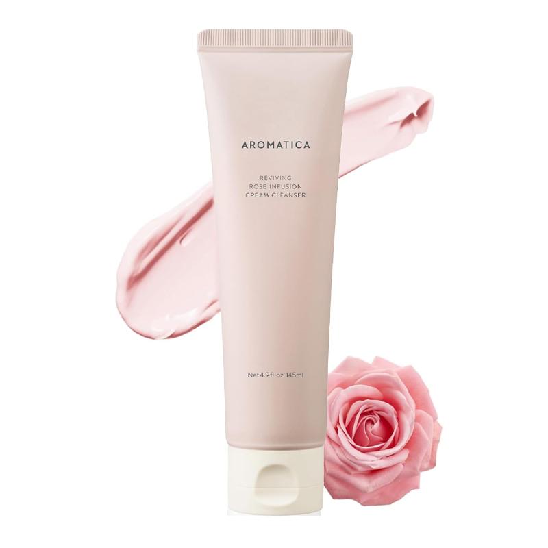 AROMATICA Reviving Rose Infusion Cream Cleanser 145g