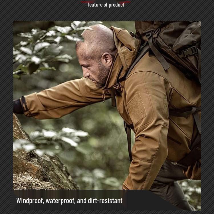 Crossfire Musketeer OTS Tactical Soft Shell Jacket - Multi-Pocket Outdoor Military Jacket