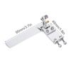 Ship Model Aluminium Alloy Suction Water Rudder RC Boat Semiimmersed Boat 95mm Silver