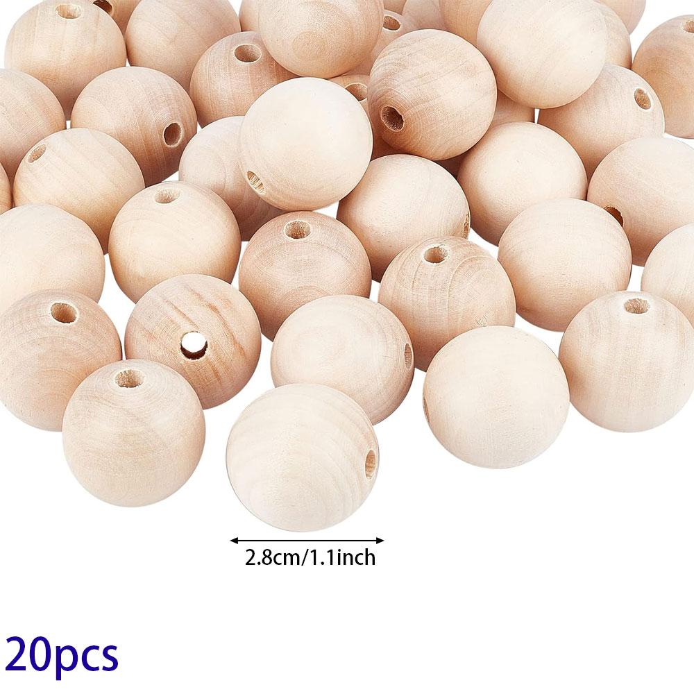 5/10/20 wooden beads, creatively personalized production of perforated wooden beads, various wooden beads, wooden beads, and wooden rings