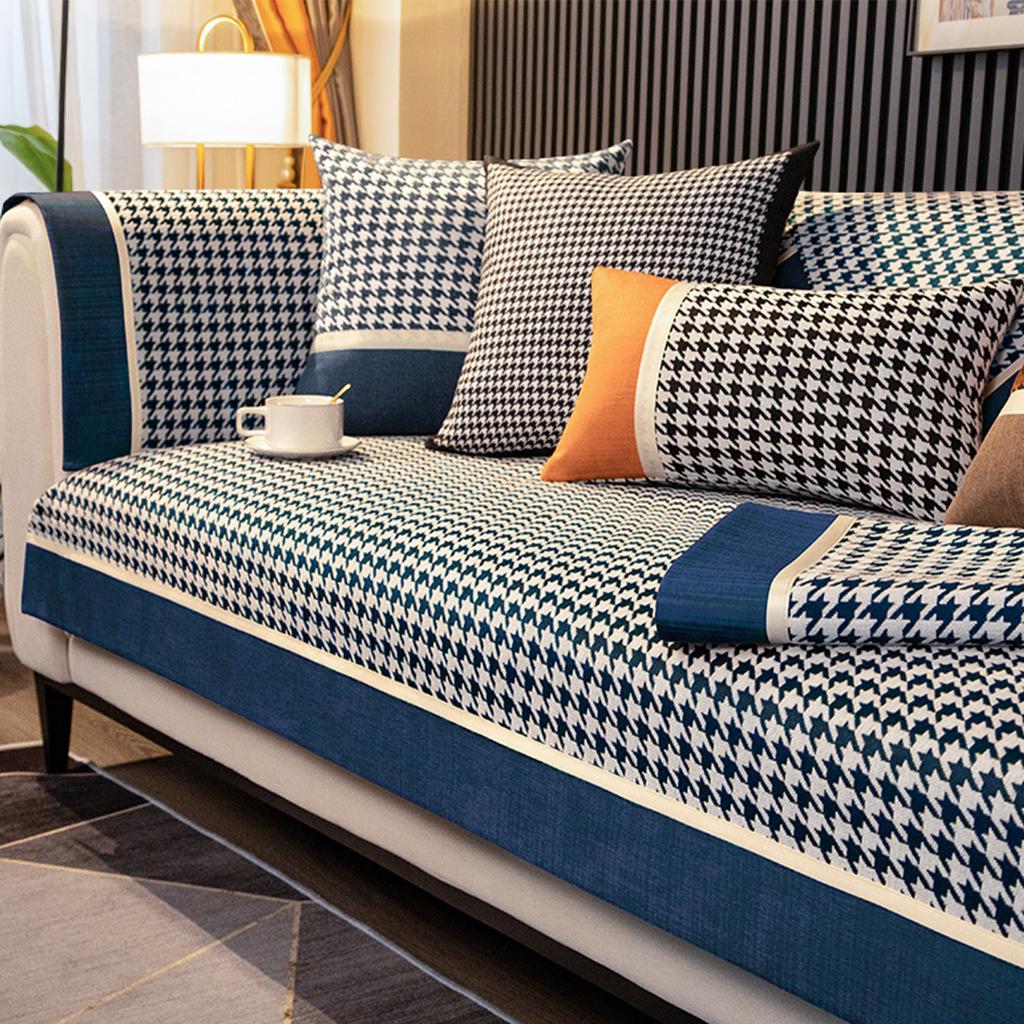 Chenille Sofa Cushion Non-Slip Stain-Resistant Anti-Scratching Non-Stick Sofa Cover Sofa Cushion Four Seasons Universal High Sense