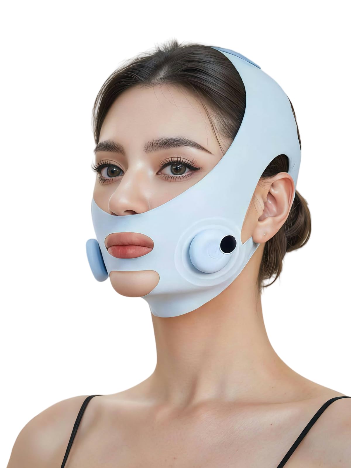 

Isyou EMS для красоты лица EMS для лица Пояс для маленького лица Красота Лицо Синее устройство, Пояс, [Перезаряжаемый, Дизайн с сенсором кожи, 2-сторонние характеристики] Прибор, синий