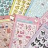 Kawaii Sanrio Hello Kitty DIY 3D Relief Decorative Stickers Cute Cartoon Kuromi Cinnamoroll Phone Case Creative Decoration Gifts