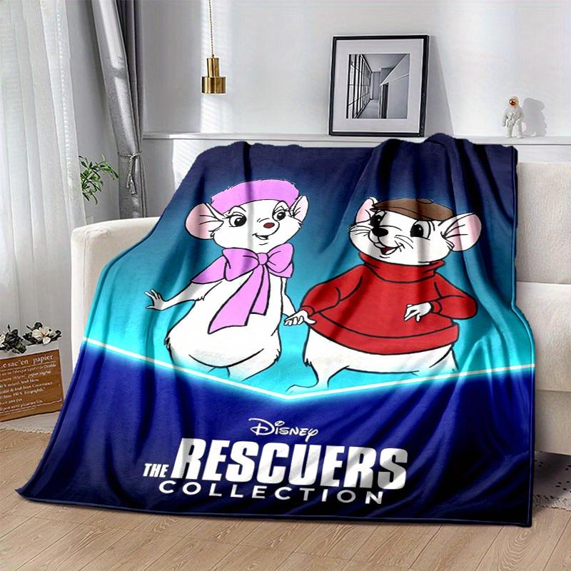 1pc, Disney The Rescuers Collection Soft Throw Blanket for Home Decor, Couch Cover, Travel, Camping, Car