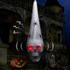 Eerie Glowing Voice Control Spider And Skull Prop For Halloween Yard And Room Decoration