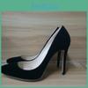 Classic Women 11cm Pumps Sexy Leopard Flock Pointed Toe High Heels Women Lady Pumps Velvet Spring Party Wedding Shoes Large Size
